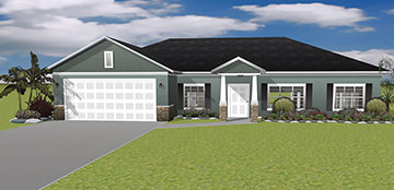 A rendered design for the Santa Rosa property